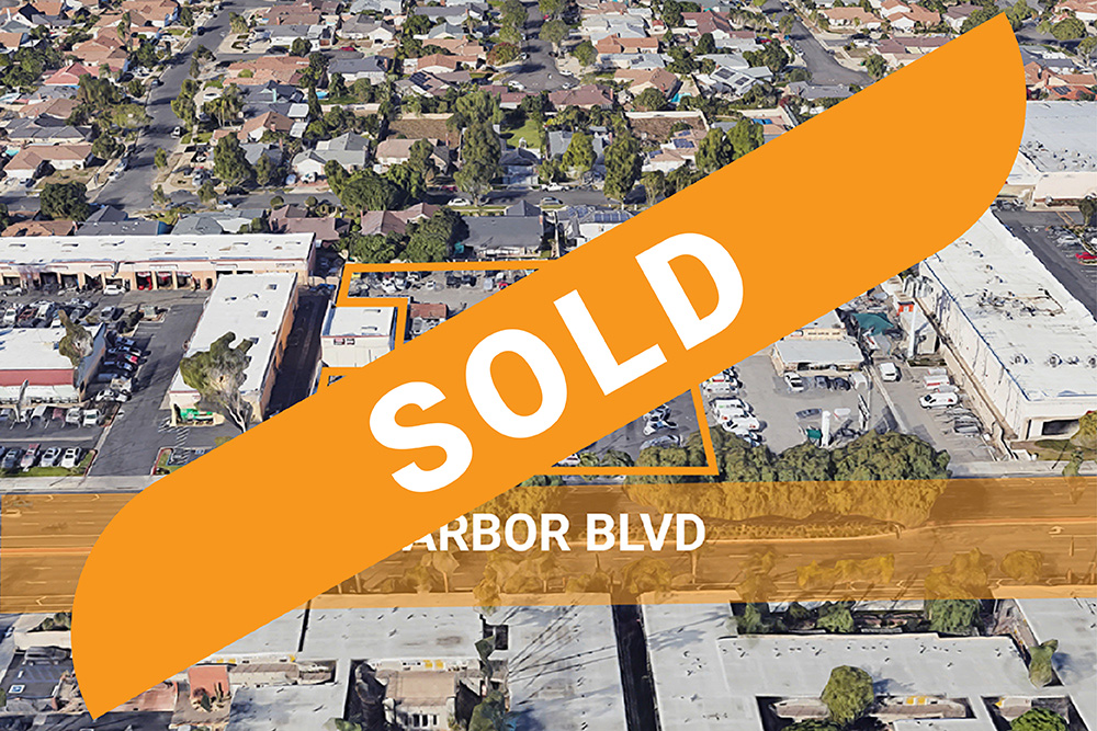830 S Harbor Blvd., Santa Ana, CA Sold Aerial Property Photo